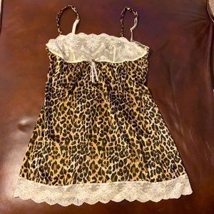 Victoria’s Secret Leopard Lace Babydoll S